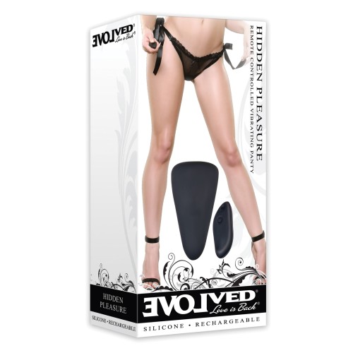 Vibrador Oculto para Panty Evolved - Negro