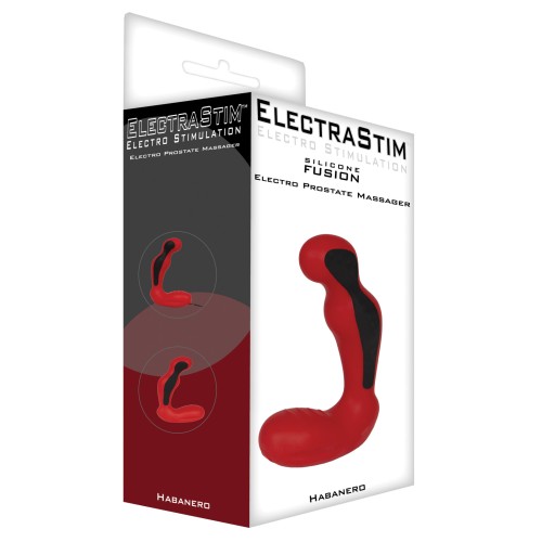 Habanero Prostate Massager Silicone Fusion Red Black