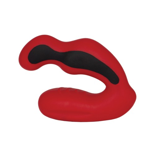 Habanero Prostate Massager Silicone Fusion Red Black