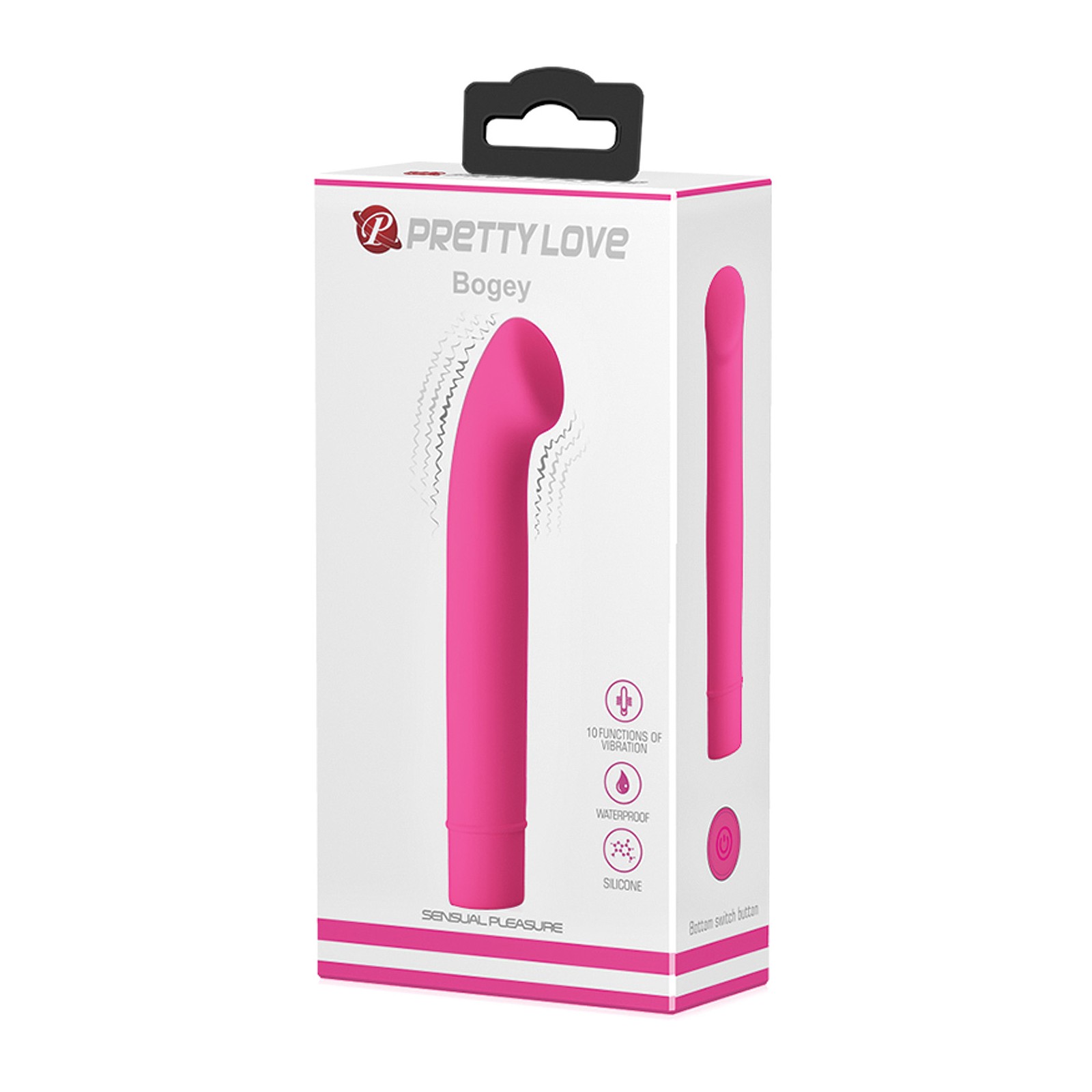 Mini Vibrador Rosa Pretty Love para Punto G con 10 Configuraciones