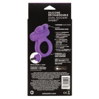 Silicone Rechargeable Rockin' Rabbit Enhancer - Purple