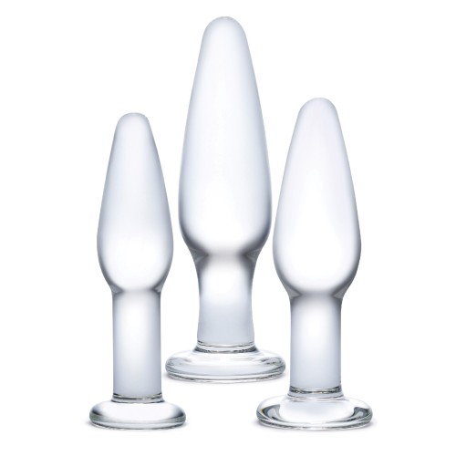 3-Piece Glass Anal Training Kit