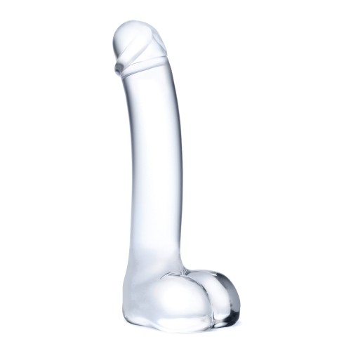 Glas 7 Inch Realistic Curved Glass G Spot Dildo