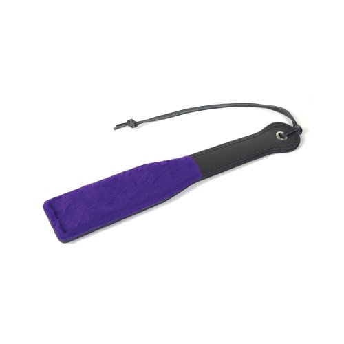 Spartacus 12" Faux Fur Paddle - Purple | Versatile Impact Toy