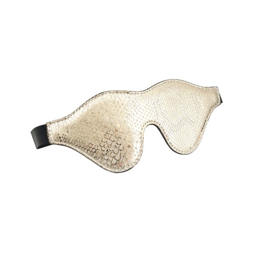 Spartacus Snakeskin Leather Blindfold