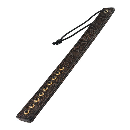 Spartacus Paddle with Gems Brown Floral