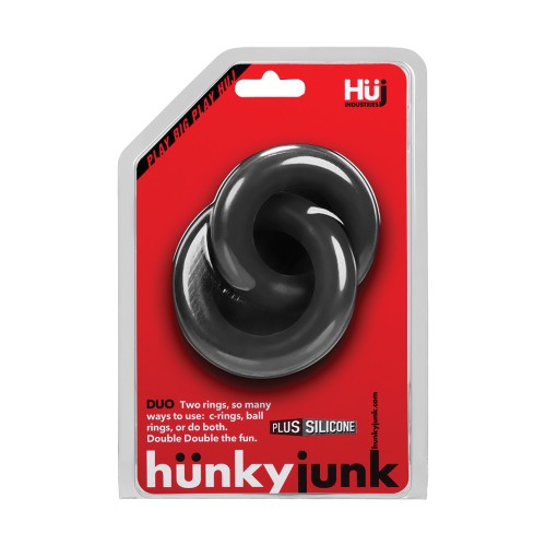 Anillos Duo Enlazados Hunky Junk para un Placer Mejorado