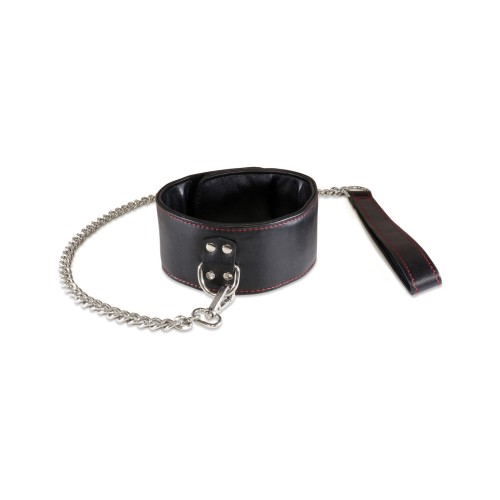 Sultra Lambskin Collar with Chain - Black