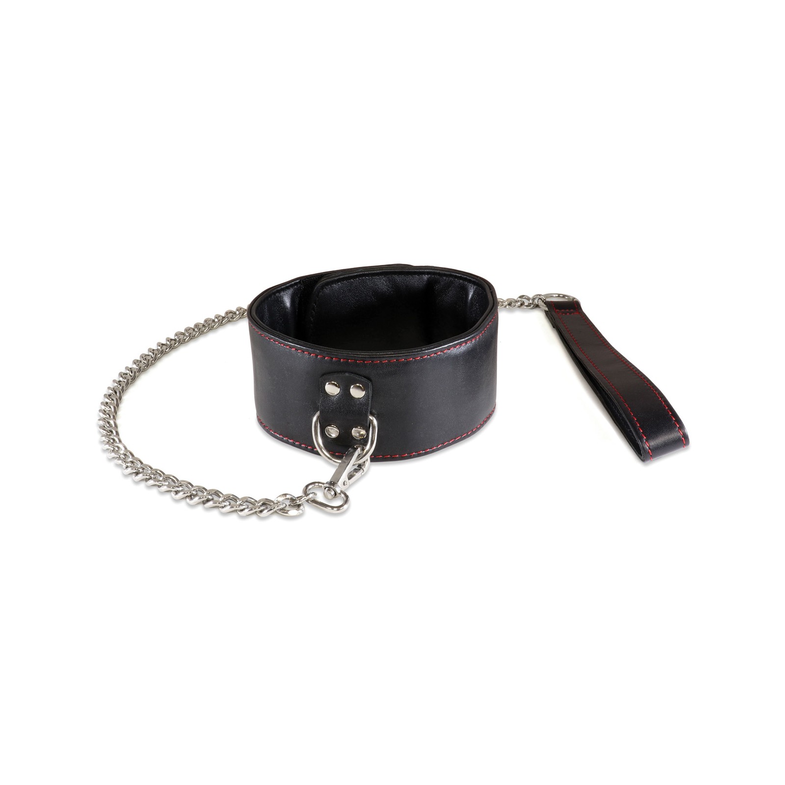 Sultra Lambskin Collar with Chain - Black