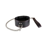 Sultra Lambskin Collar with Chain - Black