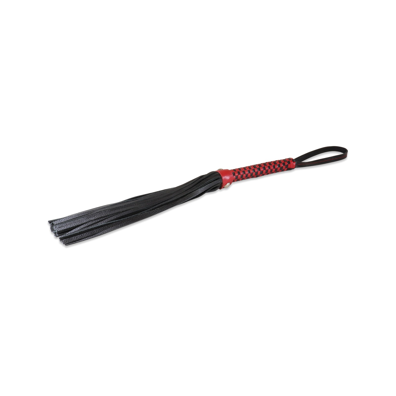 Sultra Lambskin Flogger with Woven Grip for Sensual Play