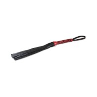 Sultra Lambskin Flogger with Woven Grip for Sensual Play