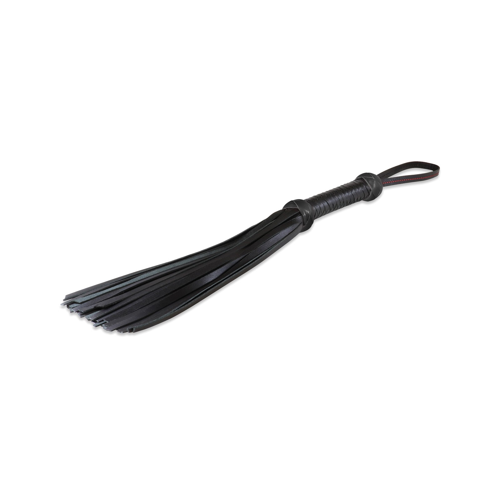 Flogger Sultra de Cuero de Cordero de 16" Negro