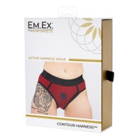 Red Em.Ex. Contour Harness for Comfort and Durability