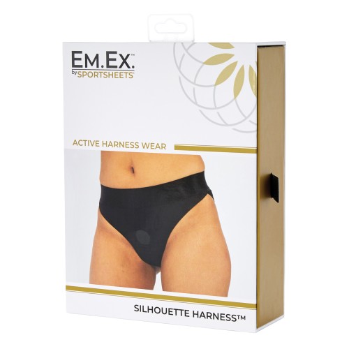 Sportsheets Em.Ex. Silhouette Harness XX-Large - Black