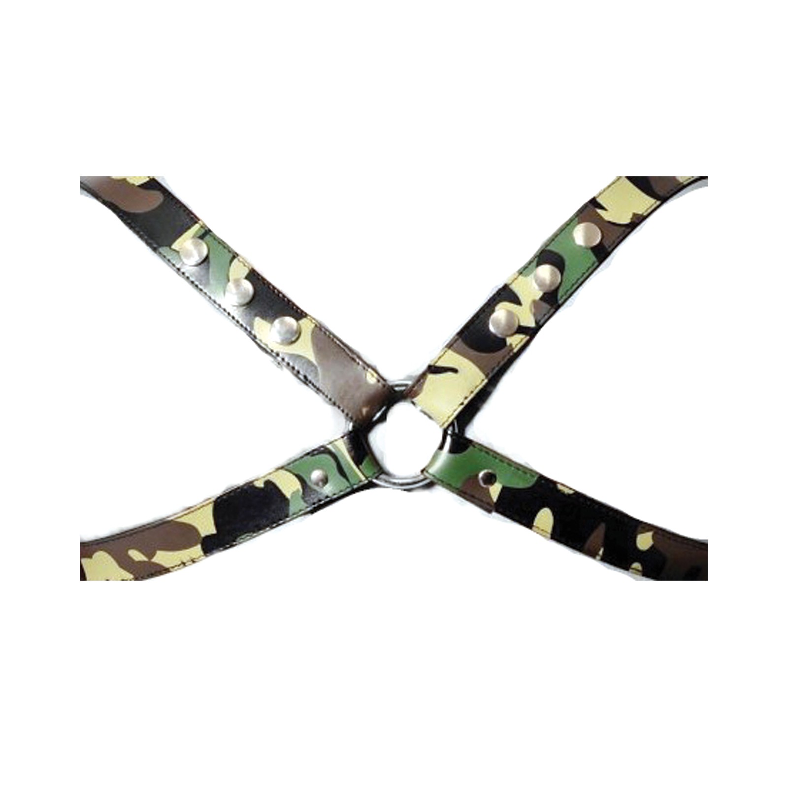 Sensual Sin Leather X Harness Camouflage