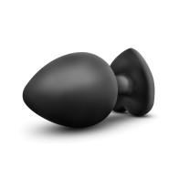 Blush Temptasia Plug Brillante con Piedra Grande Negro