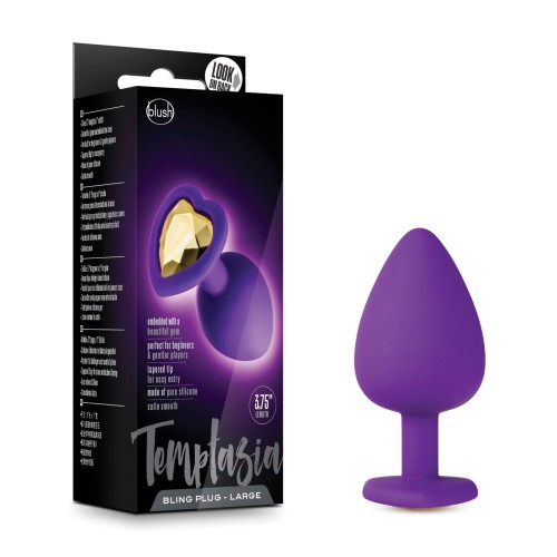 Plug Bling de Temptasia con Gema Pequeño - Púrpura