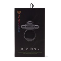 Anillo Bullet Nu Sensuelle Rev Silicona - Negro