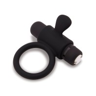 Nu Sensuelle Rev Silicone Bullet Ring - Black