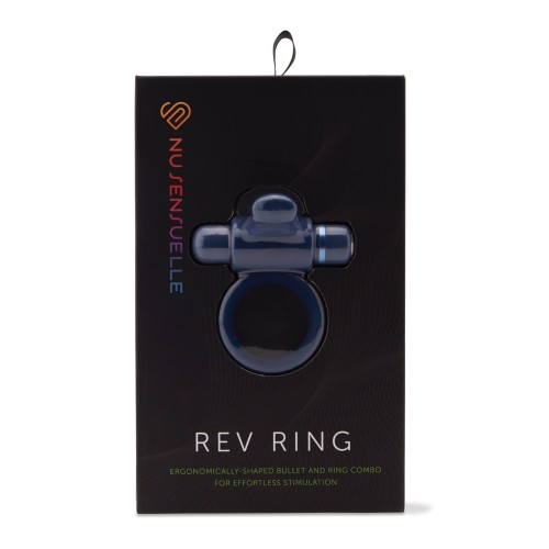 Anillo Vibrador de Silicona Nu Sensuelle Rev - Vibrador para Parejas