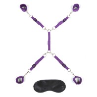 Lux Fetish Bed Spreader Purple