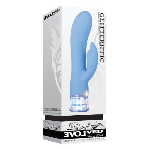 Evolved Glitteriffic Vibrator - Blue