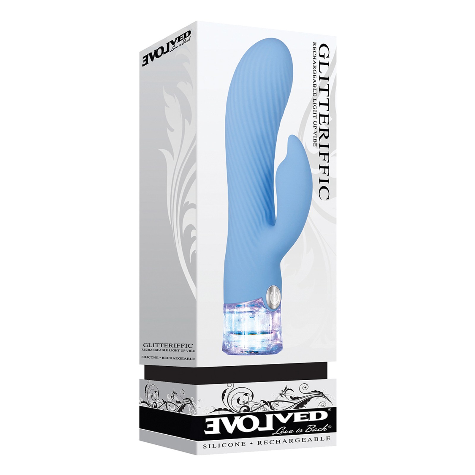 Evolved Glitteriffic Vibrator - Blue