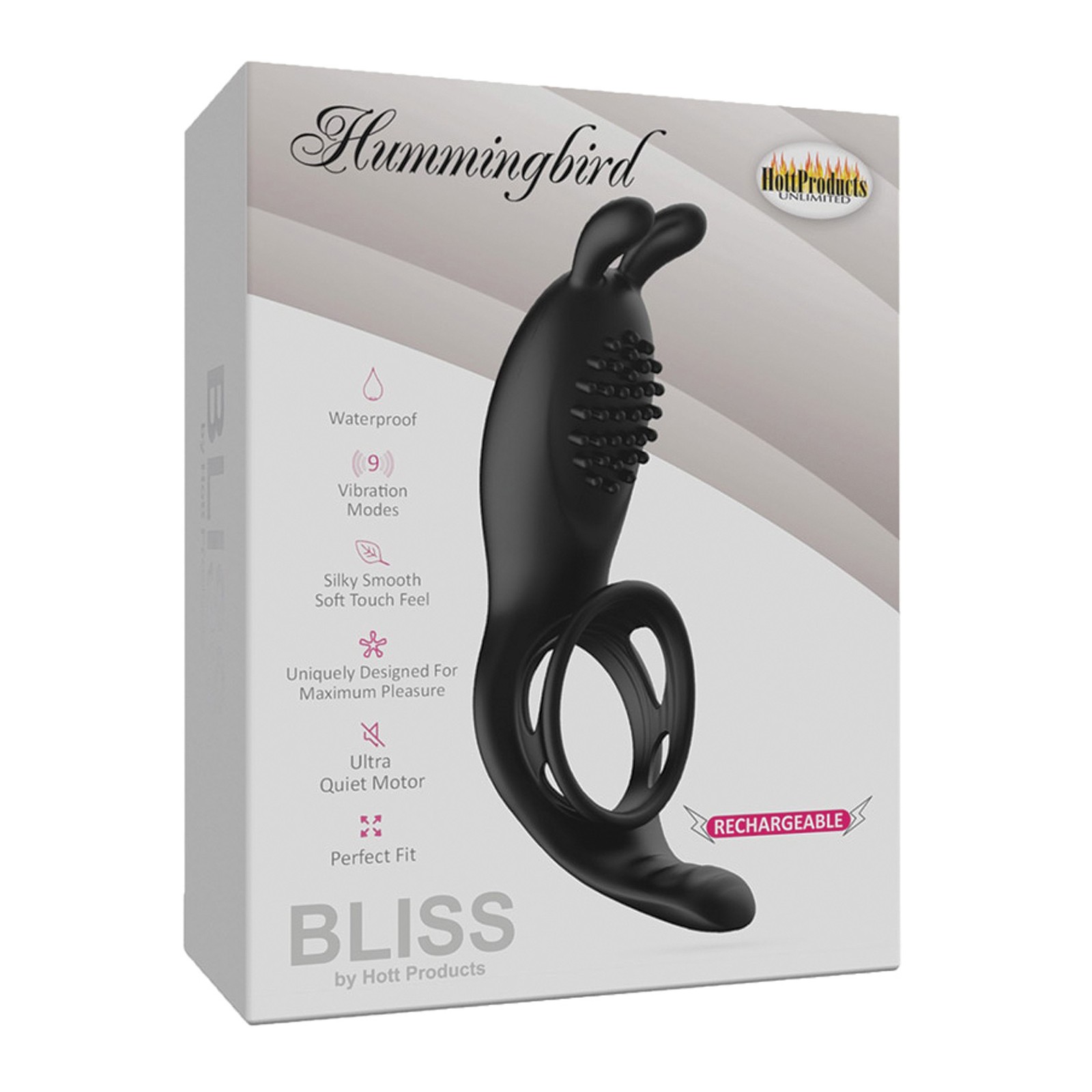 Bliss Hummingbird Vibrating Cock Ring for Couples