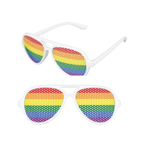 Pride Pinhole Glasses - Rainbow