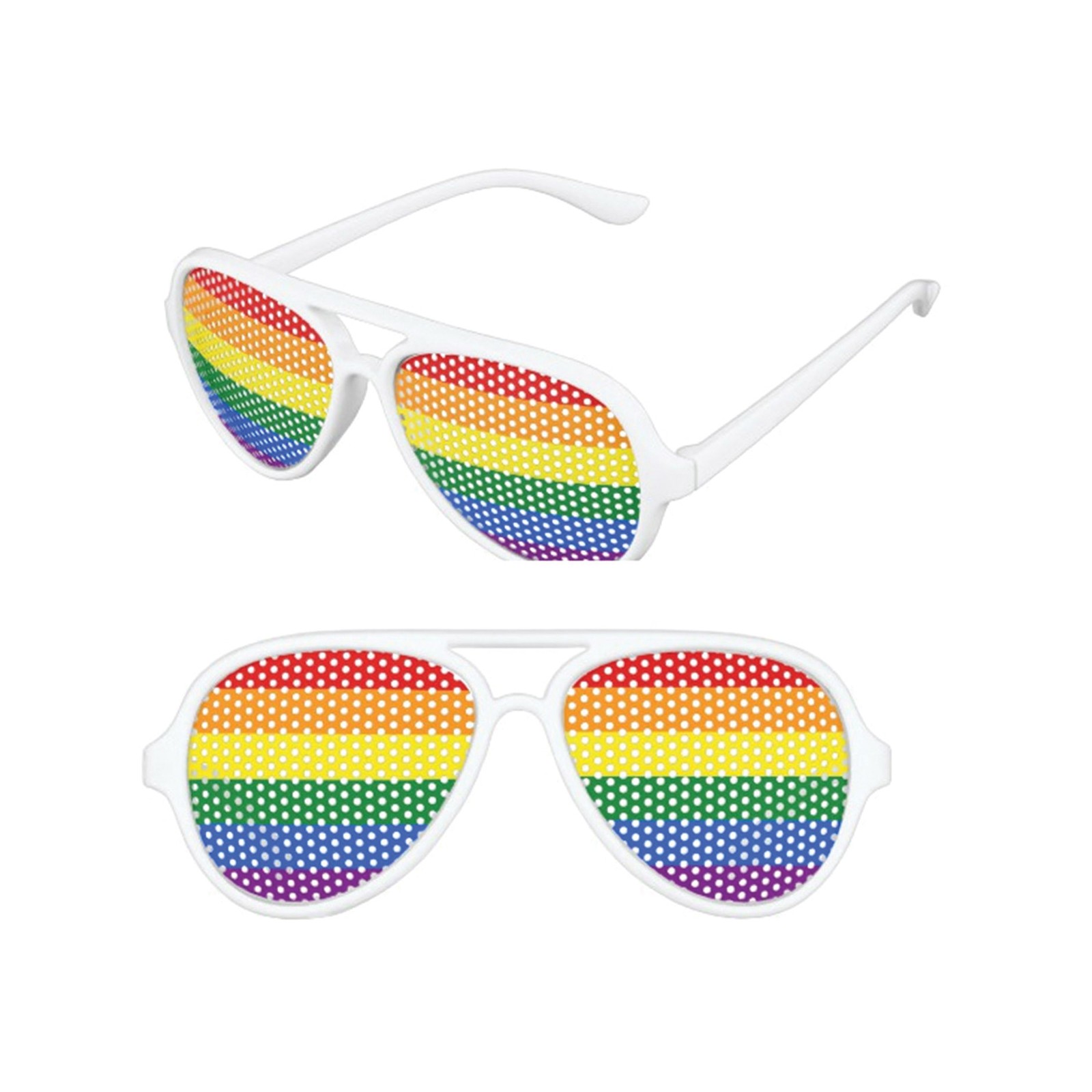 Pride Pinhole Glasses - Rainbow