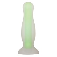 Large Luminous Green Anal Plug for Advanced Pleasure