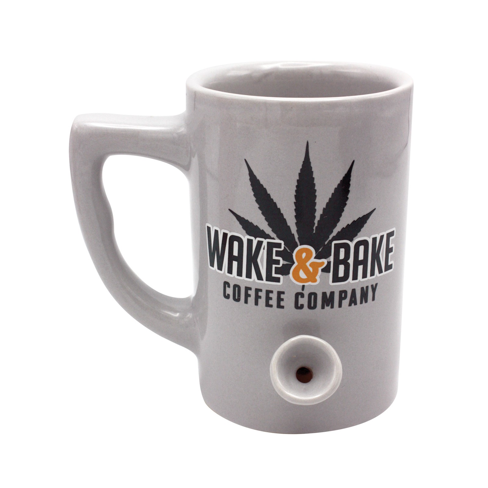 Wake and Bake Coffee Mug - 10 oz Grey