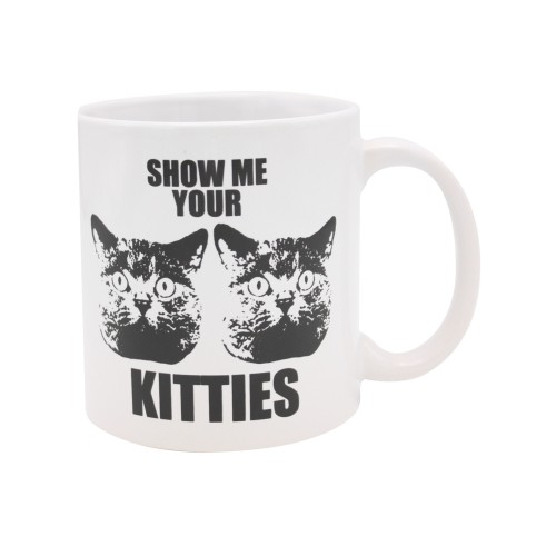 Taza Show Me Your Kitties - Diversión en Cada Sorbo