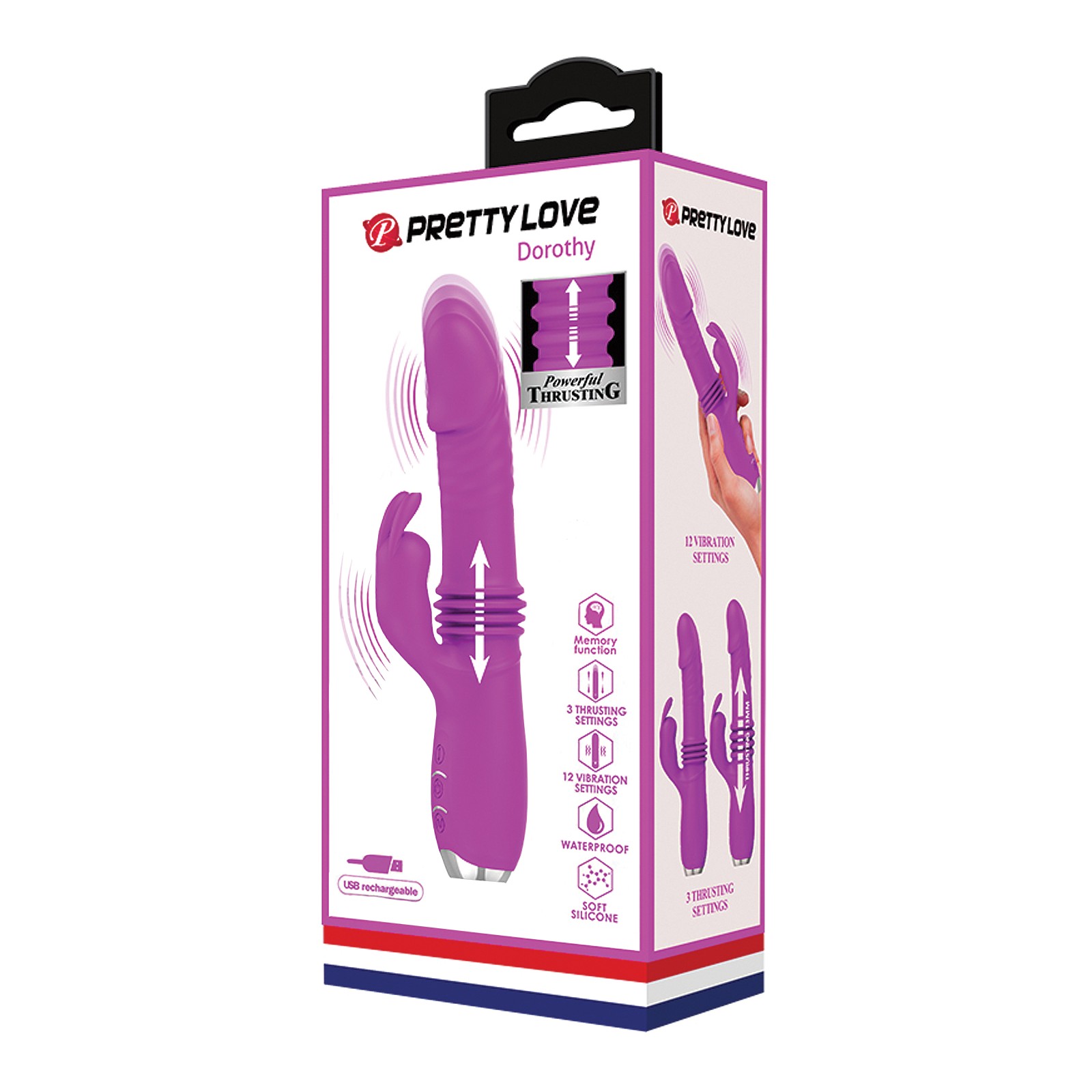 Pretty Love Dorothy Thrusting Rabbit Vibrator