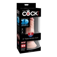 King Cock Plus Pene de 6 Pulgadas Triple Densidad