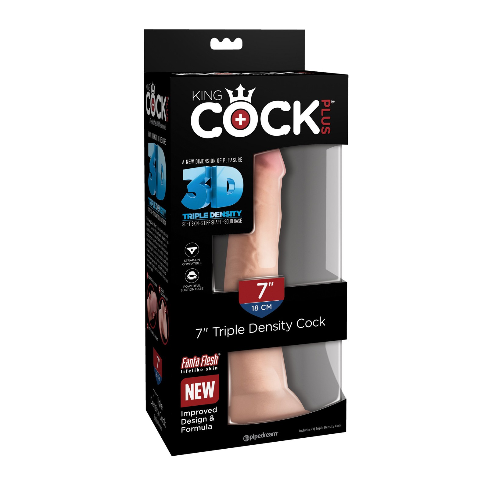 King Cock Plus 7 Triple Density Cock