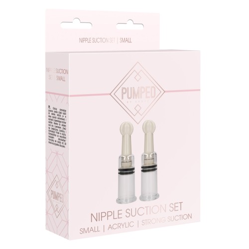 Shots Pumped Nipple Suction Set - Enhanced Sensations