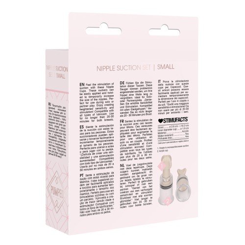 Shots Pumped Nipple Suction Set - Enhanced Sensations