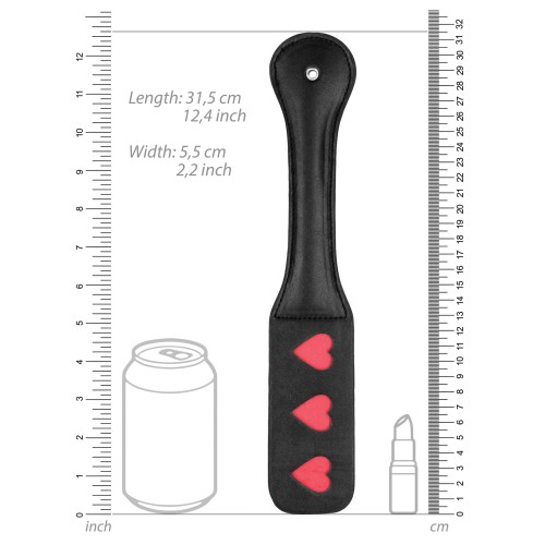 Shots Ouch Hearts Paddle for Playful Bondage