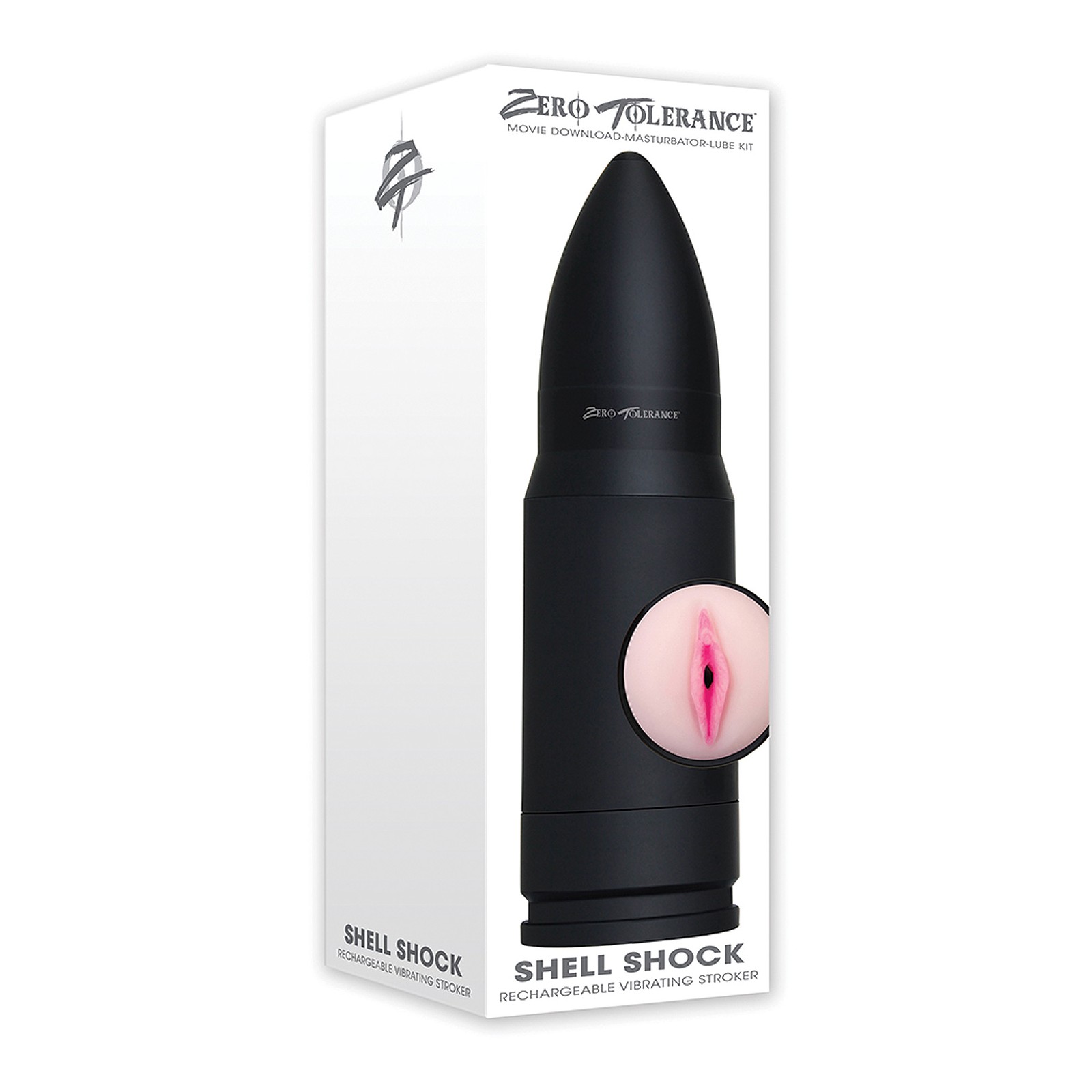 Zero Tolerance Shell Shock Rechargeable Vibrating Stroker