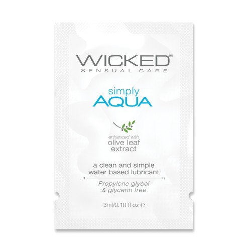 Wicked Sensual Care Simply Aqua - Vegan Water Based Lubricant