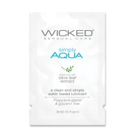 Wicked Sensual Care Simply Aqua - Vegan Water Based Lubricant