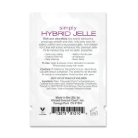 Wicked Sensual Care Simply Hybrid Jelle Lubricant - Simple and Safe