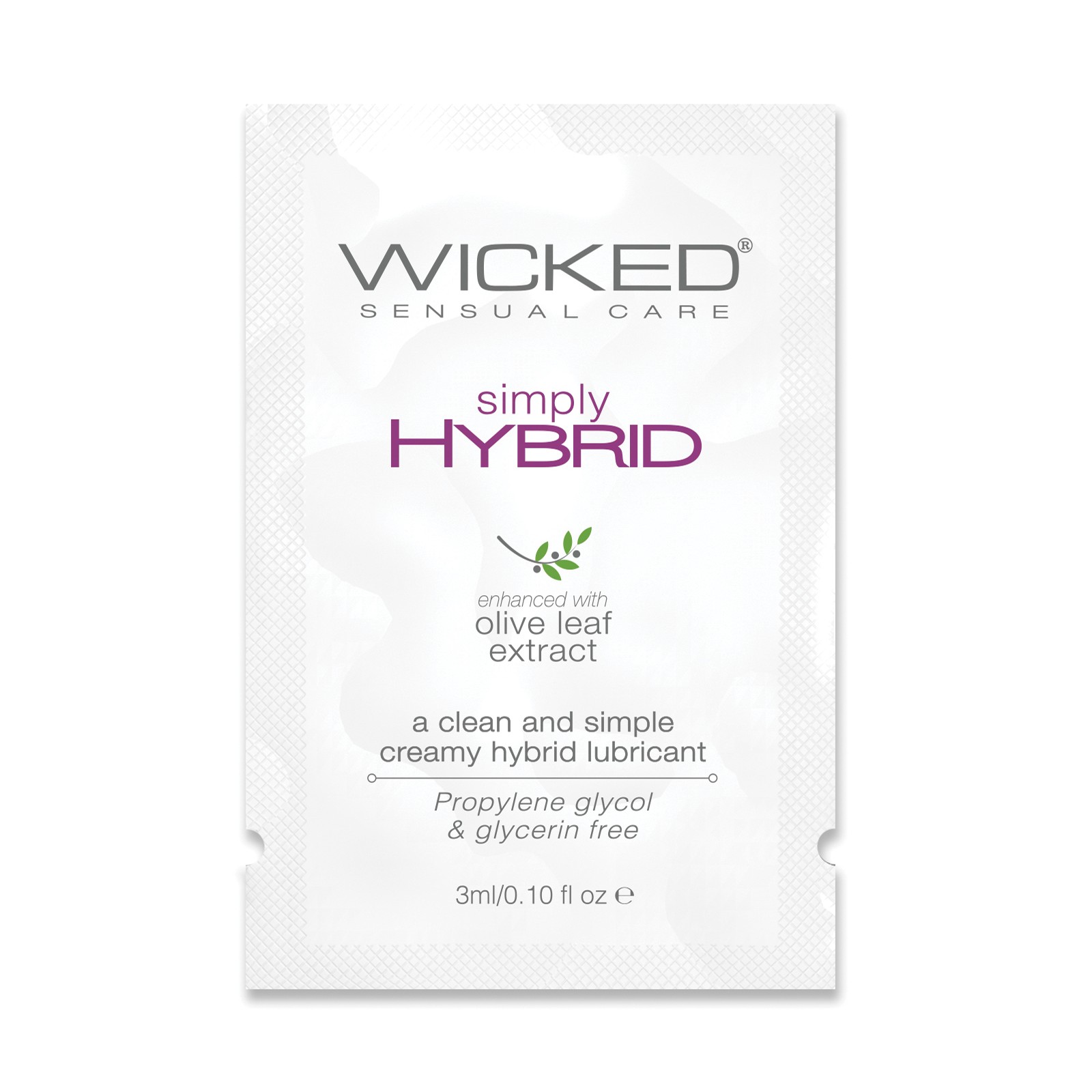 Wicked Sensual Care Simply Hybrid Lubricant - .1 oz