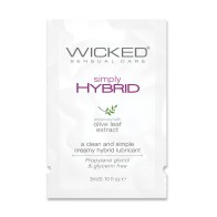 Wicked Sensual Care Simply Hybrid Lubricant - .1 oz