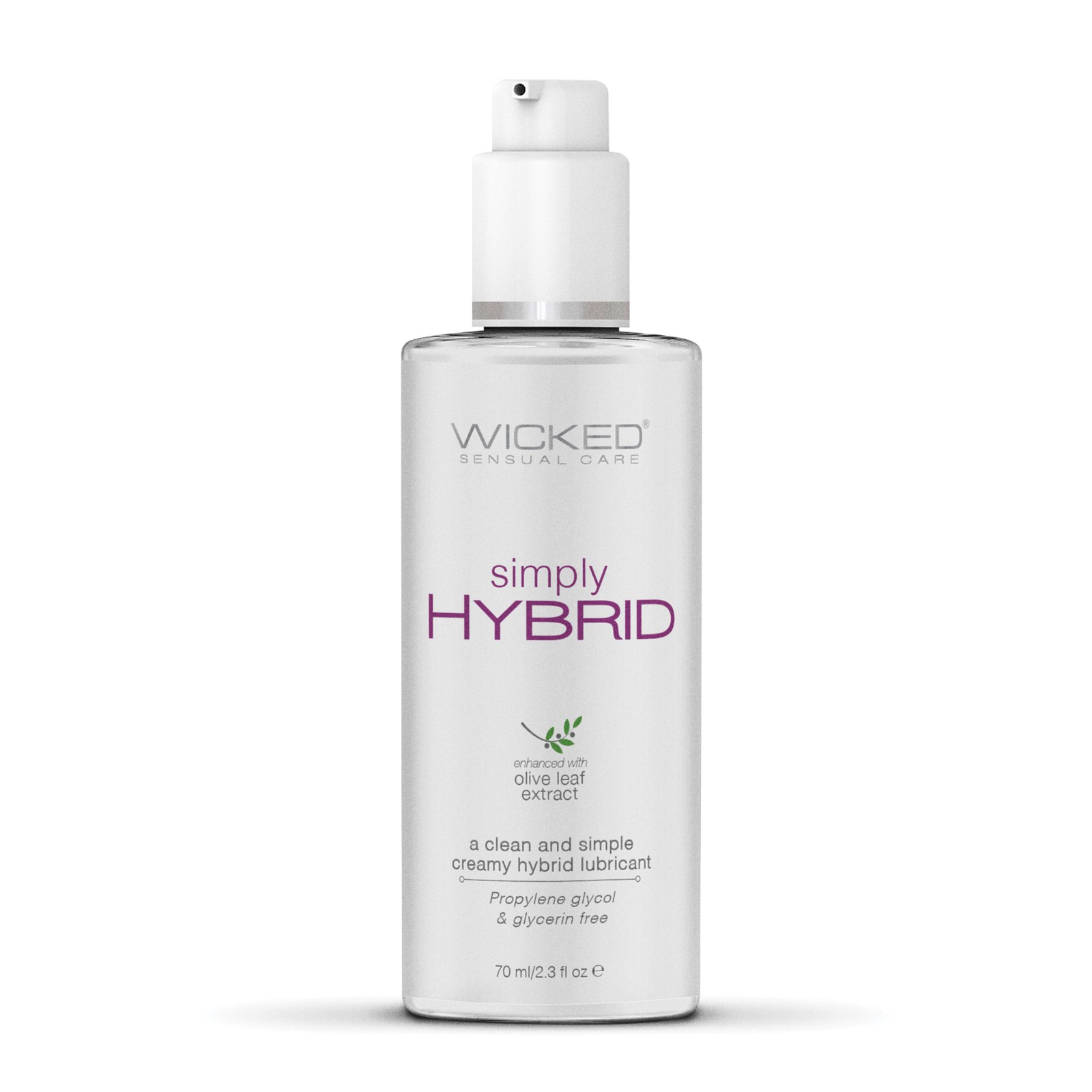 Wicked Sensual Care Simply Hybrid Lubricant - 2.3 oz