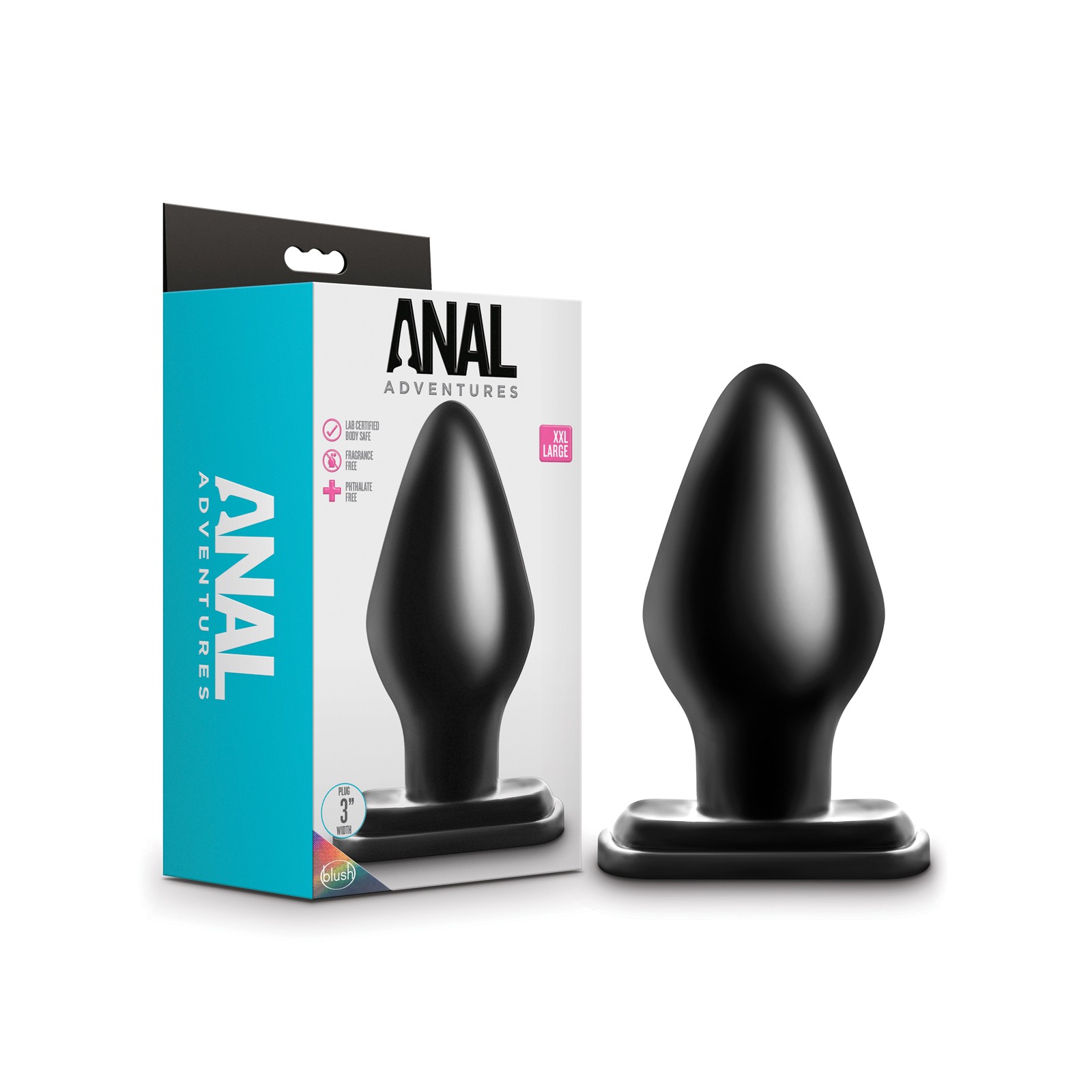 Blush Anal Adventures XXL Plug - Black