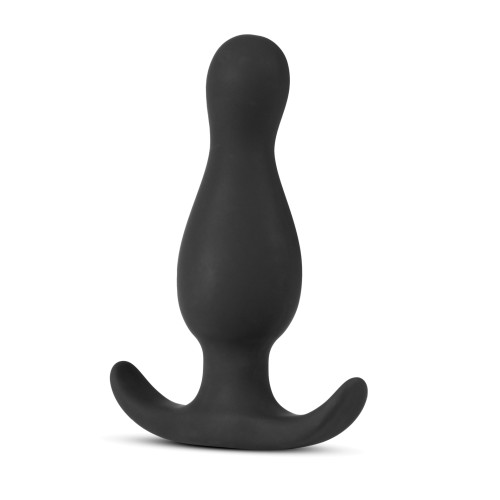 Plug Curvo para Estimulación Prostática - Negro