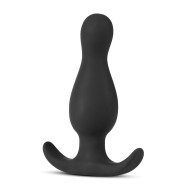 Plug Curvo para Estimulación Prostática - Negro